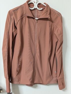 Apana Dusty Rose Zip-Up Jacket - Medium